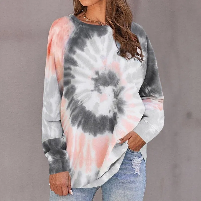Autumn Tie-Dye Casual T-Shirts