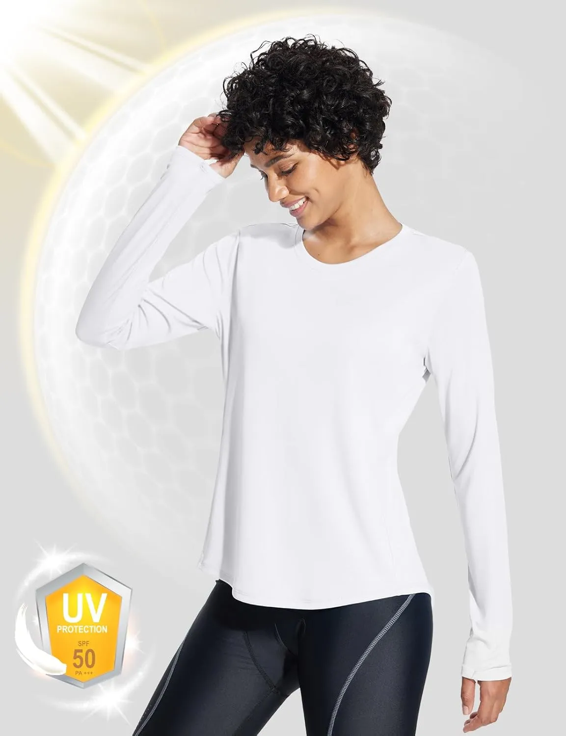baleaf Women's UPF 50  Sun Shirts UV Protection Long Sleeve SPF Tops Lightweight Quick Dry Outdoor Clothing Pocket