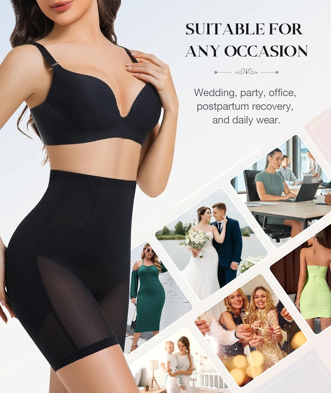 Butt Lifting Tummy Control Shapewear Shorts Women Control Panties Thigh Slimmers Compression Underwear Shaper