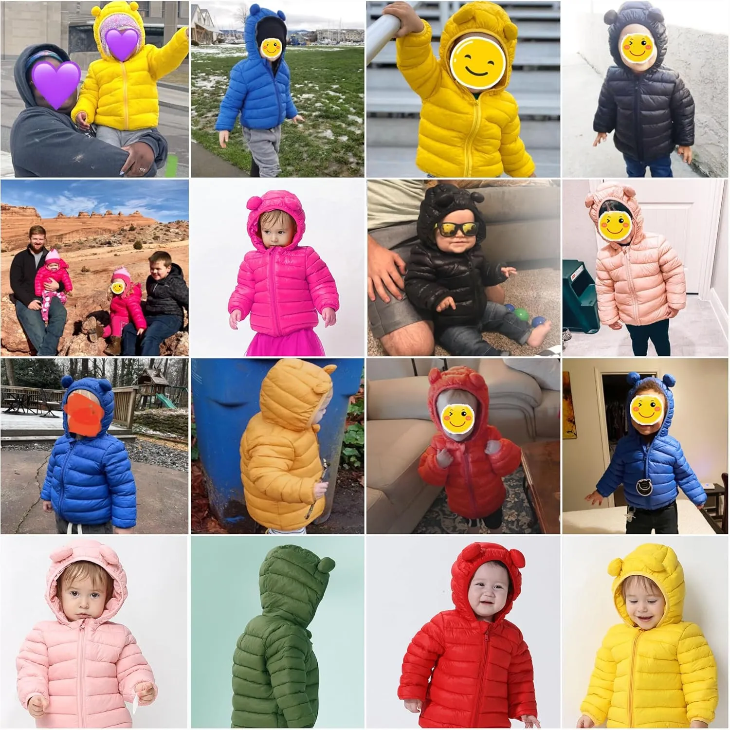 CECORC Toddler Winter Coats Lightweight Puffer Jacket for Baby Infant kids, 6-12 Month,12-18 Month, 2t,3t,4t