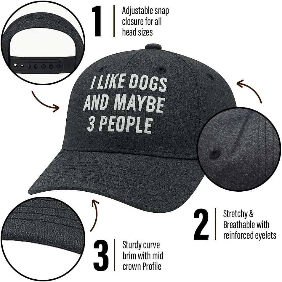 Crazy Dog T-Shirts Funny Fishing Hats Hilarous Fish Graphic Caps