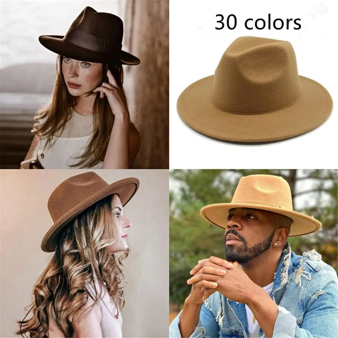 Hats for Women Fedoras Winter Hat Hats for Men Panama Jazz Caps Cowboy Hat Wedding Church