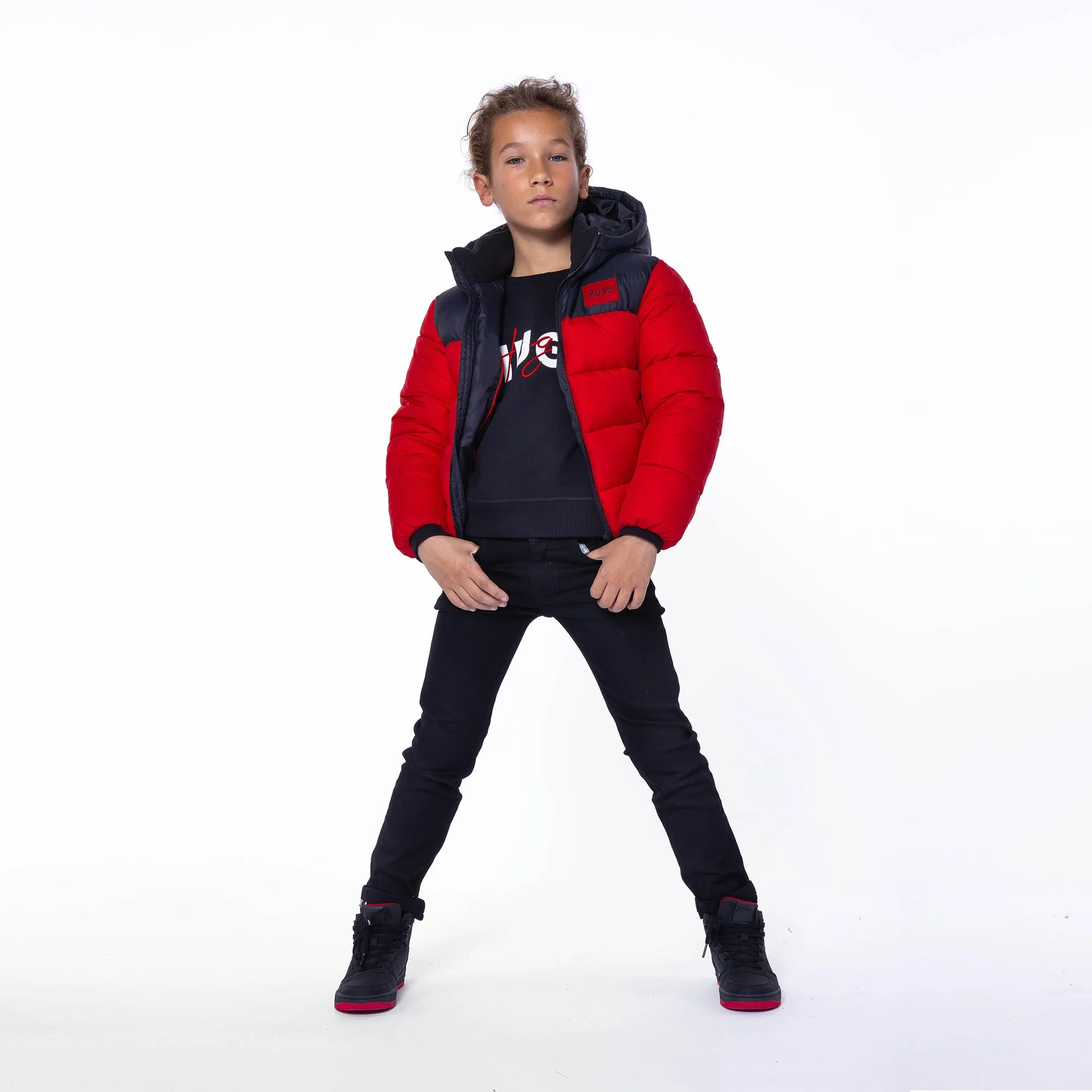 Hugo Kids Boys Denim Jeans - Black