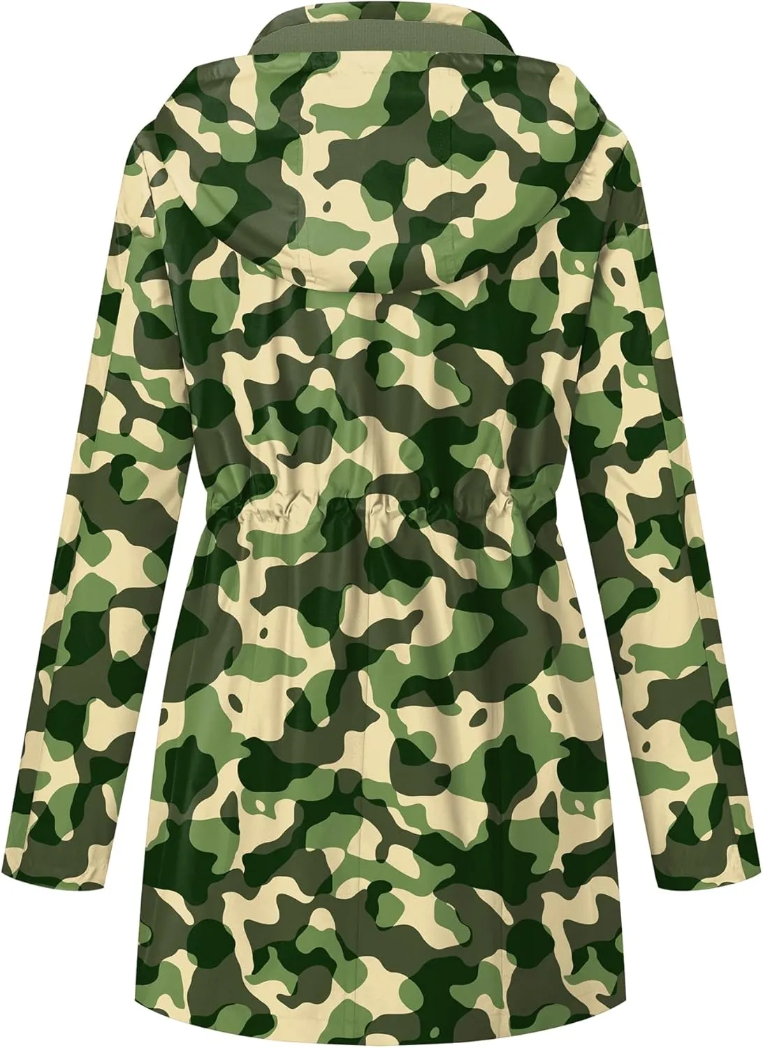 LOMON Women Waterproof Outdoor Hiking Raincoat Women Lined Rain Jacket Lightweight Hooded Jackets Trench Coats