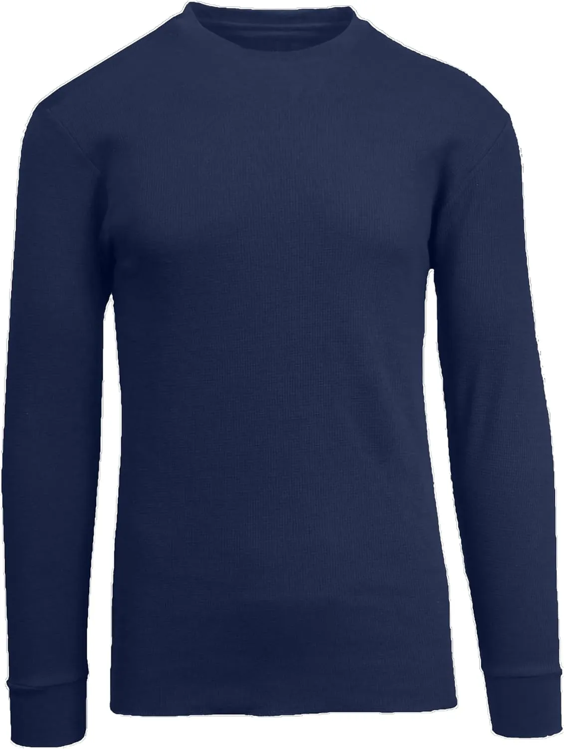 Men's Waffle Knit Thermal Shirts - Long Sleeve, Crew Neck, Warm Winter Layers (S-2XL)