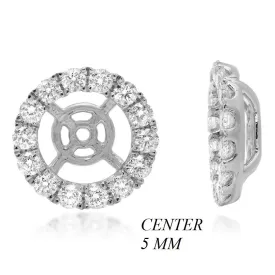 PMI 14W@1.20 22RD1@0.49 5MM ROUND EARRING JACKETS