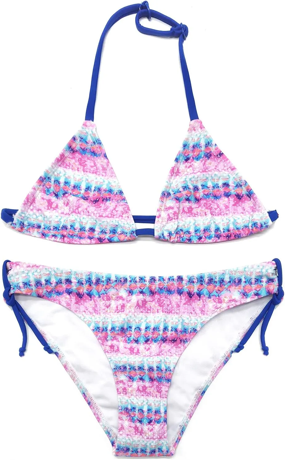 SHEKINI Girls Swimwear Halter Triangle Bikini Set Ruffled Hawaii Beach Sport Two Piece Swimsuits