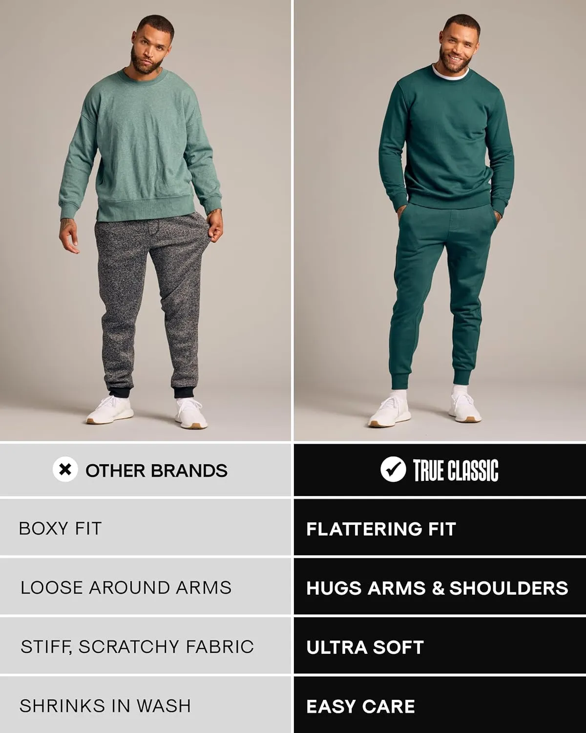 True Classic Workout Shirts for Men - Athletic Tops & Gym Shirts for Men | Quick-Dry Mens Workout Shirt Base Layer