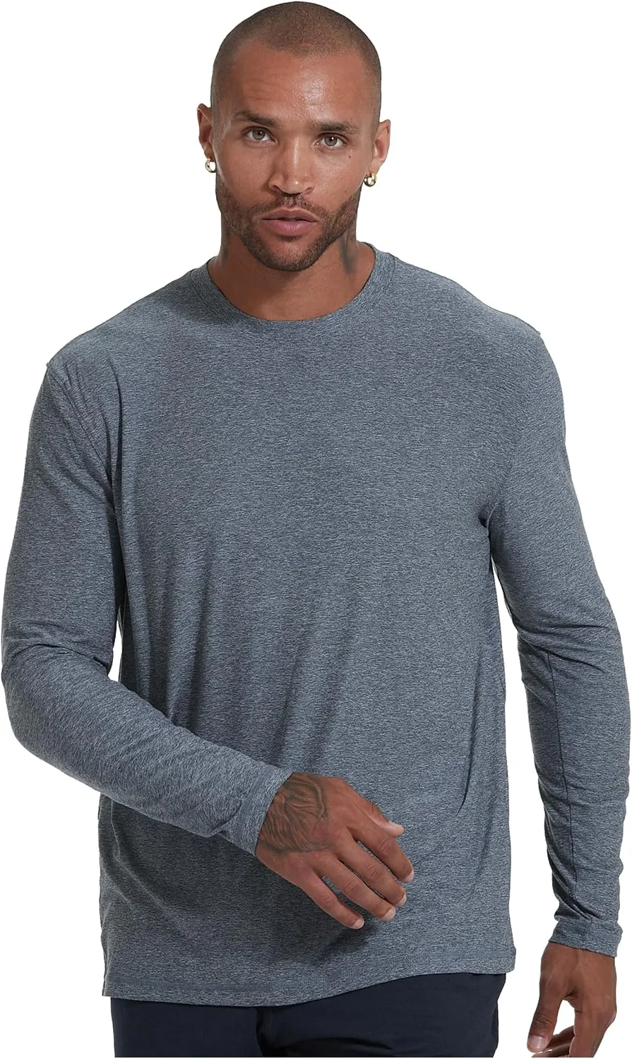 True Classic Workout Shirts for Men - Athletic Tops & Gym Shirts for Men | Quick-Dry Mens Workout Shirt Base Layer