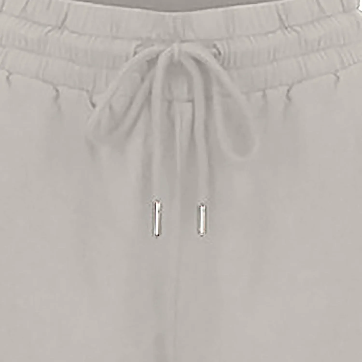 Womens Casual Cotton Linen Pants Lightweight Elastic Waist Pant Summer Fall Lounge Plain Drawstring Trousers, Large